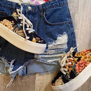 FARM Rio Platform Canvas Sneakers